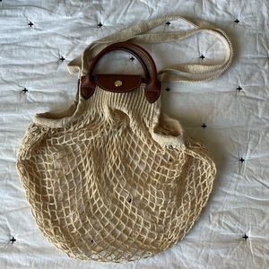 LONGCHAMP Le Pliage Filet Large Mesh Bag